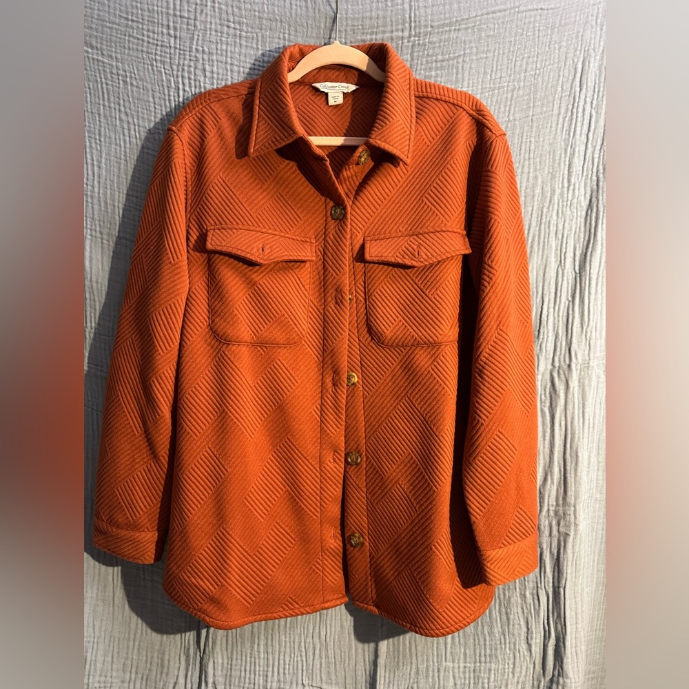 Cold water creek bottom down shirt, size M